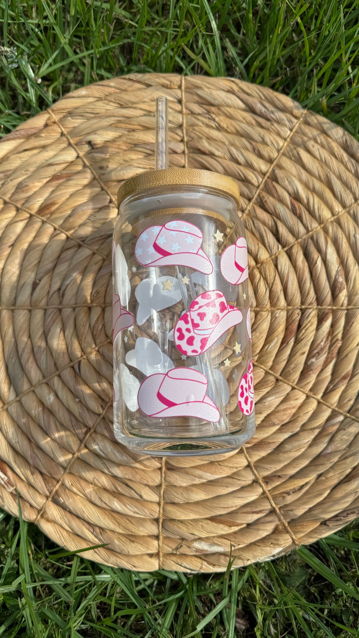 Pink Cow Hats Cup