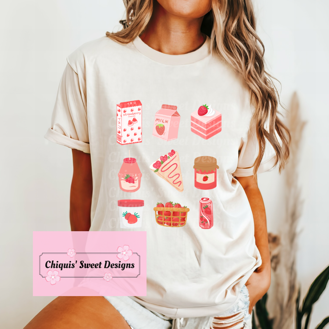 Strawberry Collage Tee