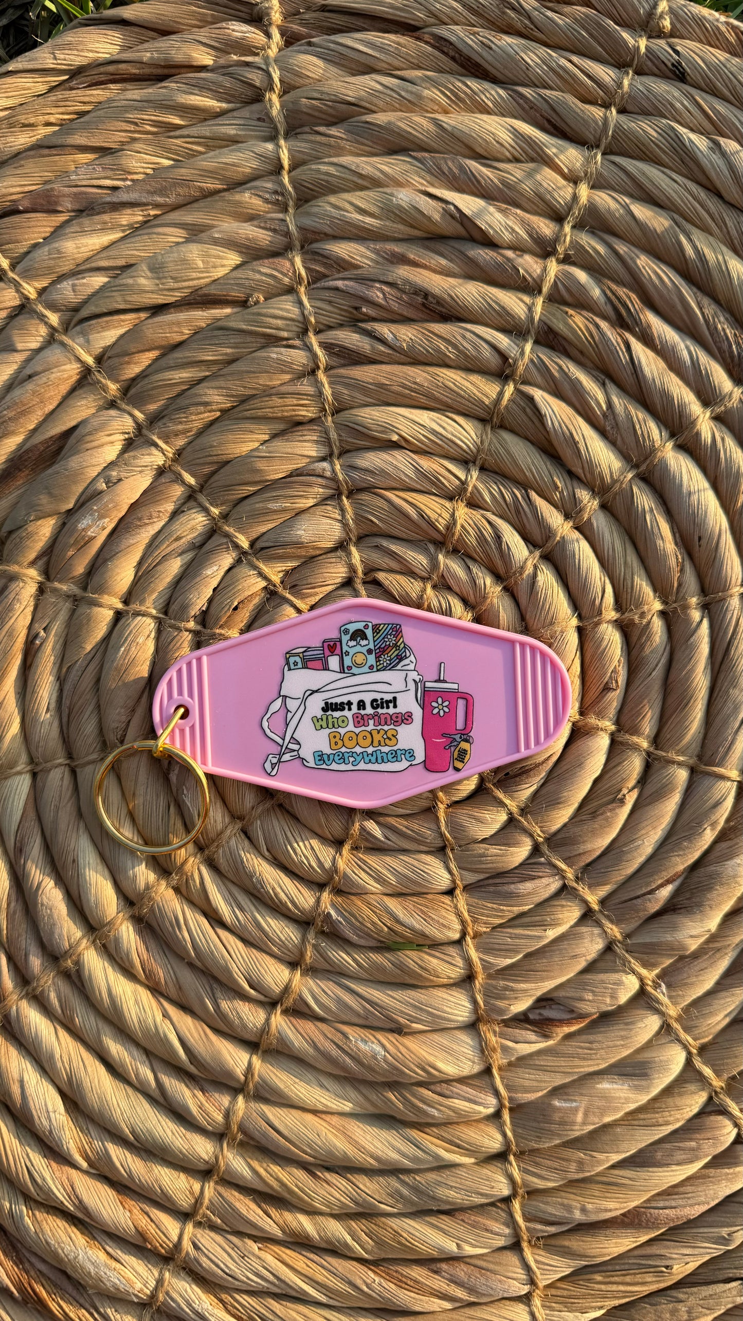 Books Everywhere Keychain