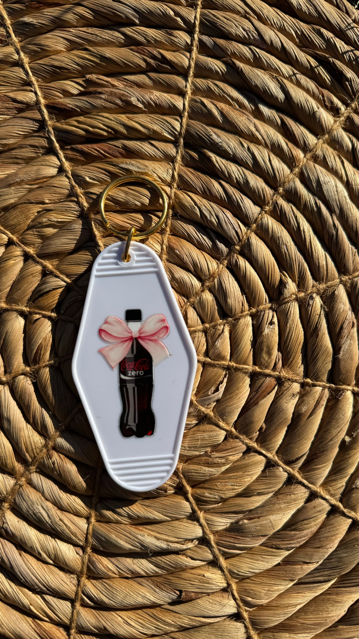 Coke Zero Keychain