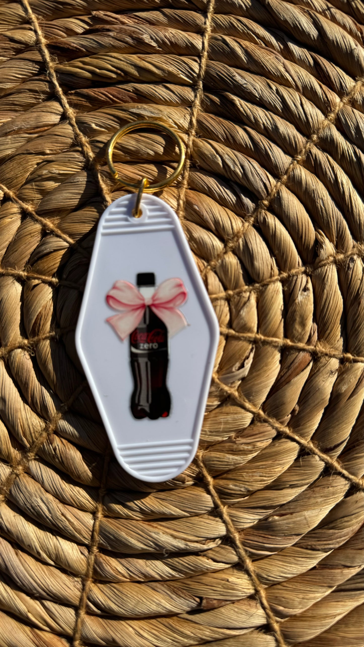 Coke Zero Keychain