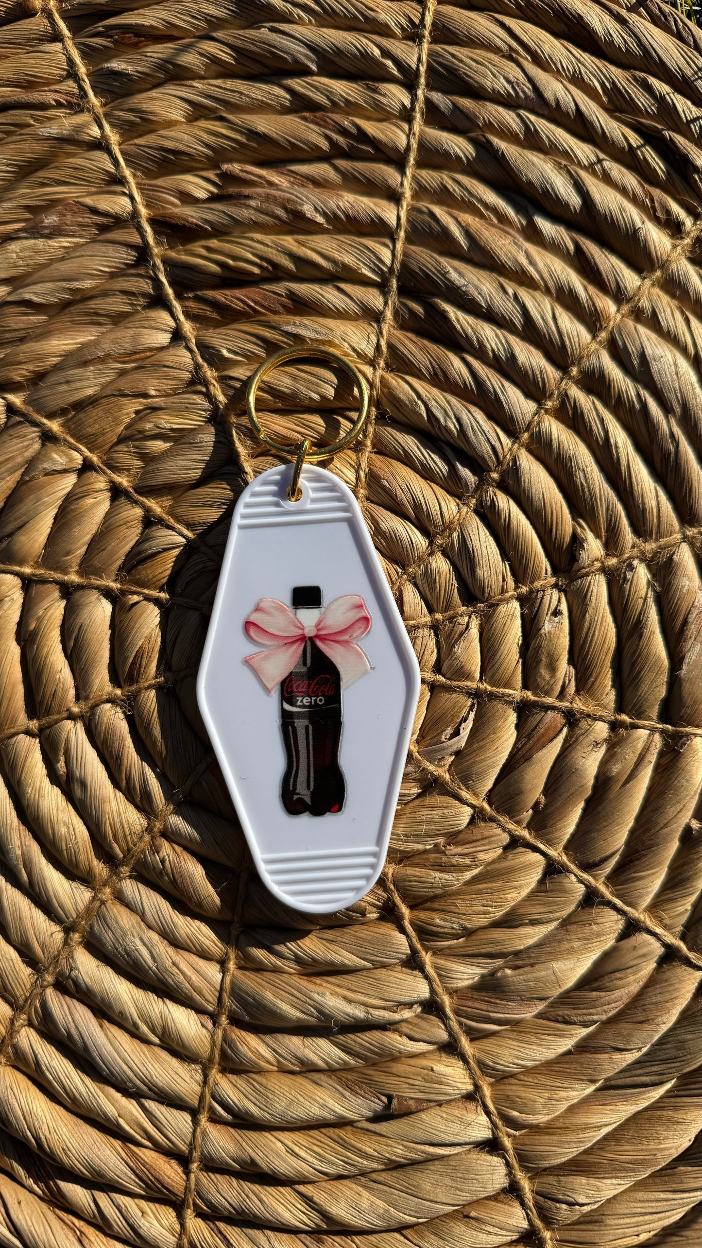 Coke Zero Keychain