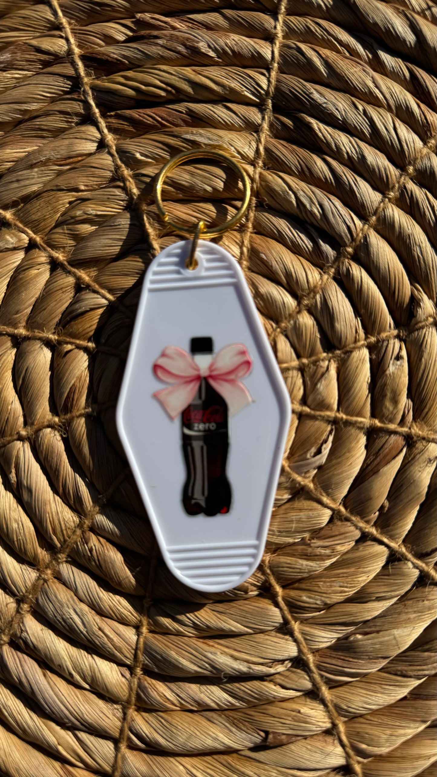 Coke Zero Keychain