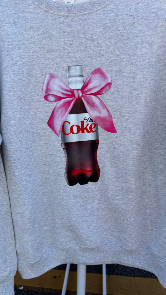 Diet Soda Bow Sweatshirt