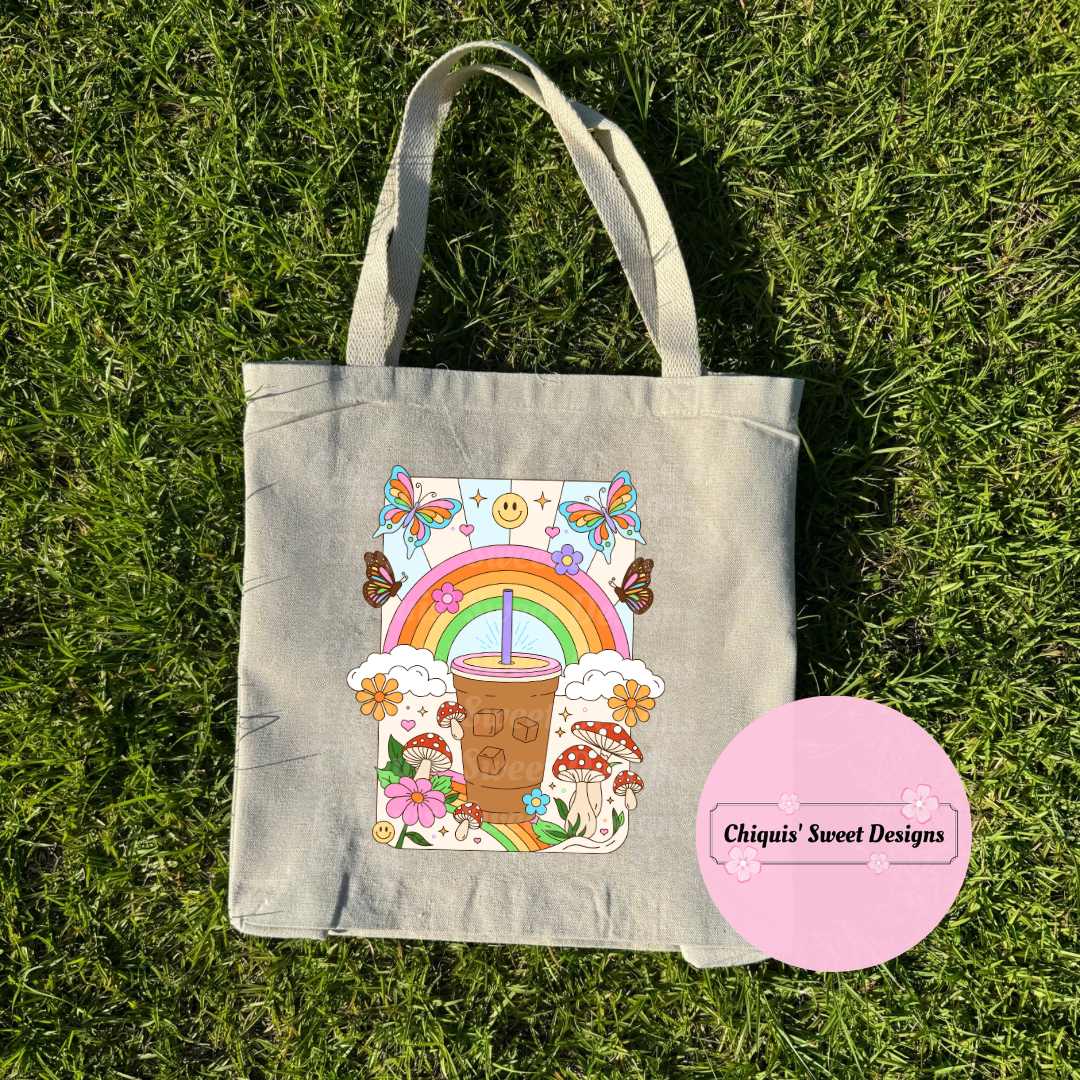 Groovy Coffee Tote Bag