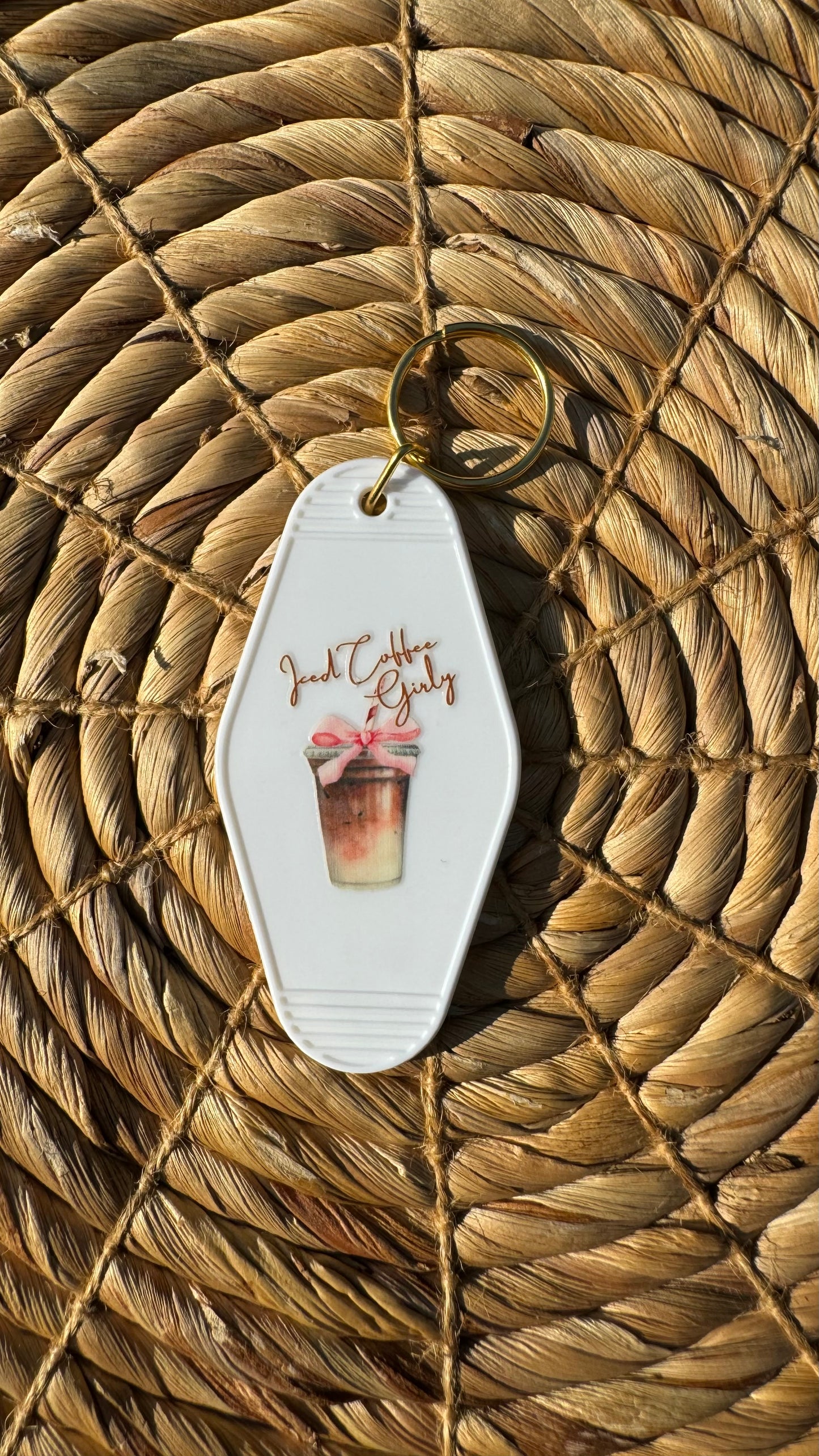 Ice Coffee Keychain