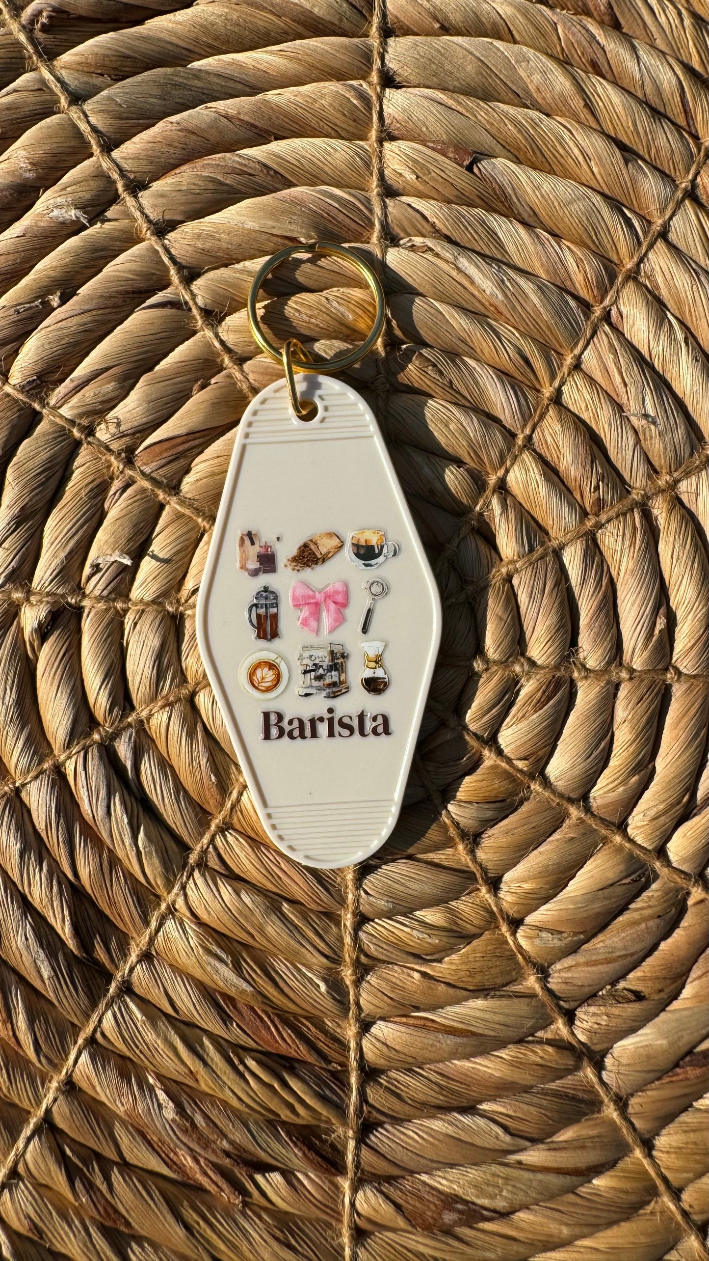 Barista Keychain