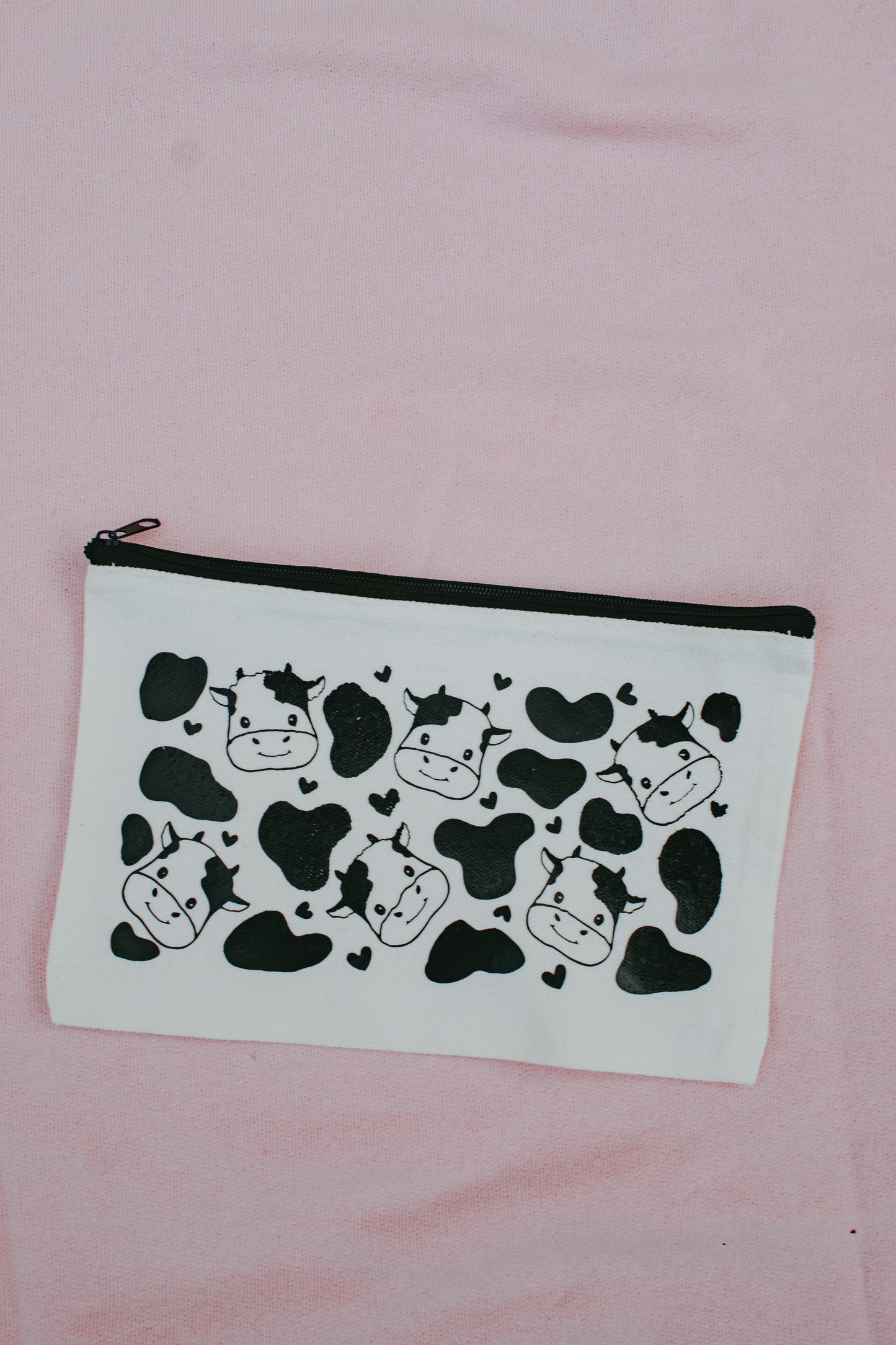 Cow Print Pouch