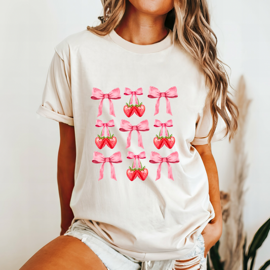 Coquette Strawberries Tee