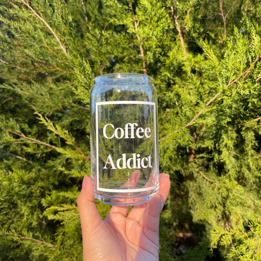 Coffee Addict Libbey Glass Cup