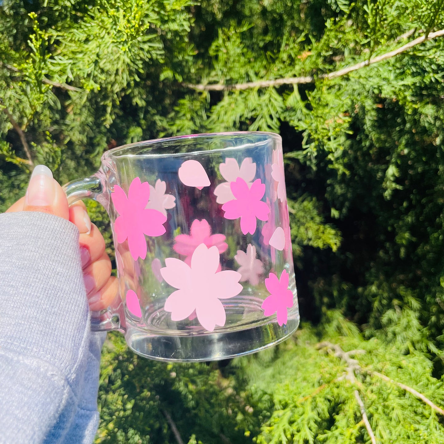 Sakura Glass Mug